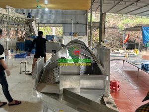 dây chuyền giết mổ gà vịt