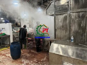 dây chuyền giết mổ heo